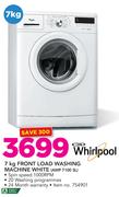 Whirlpool 7Kg Front Load Washing Machine White AWP 7100SL