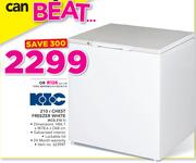 KIC 210Ltr Chest Freezer White KCG210 1