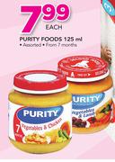 Purity Foods-125ml Each