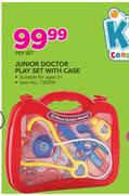 Kid Connection Junior Doctor Play Set With Case-Per Set