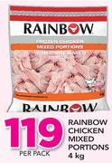 Rainbow Chicken Mixed Portions-4kg Per Pack