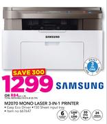 Samsung M2070 Mono Laser 3 In 1 Printer