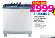 Samsung 14Kg Twin Tub Washing Machine WT14J4200MB F