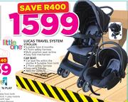 Little One Lucas Travel System Stroller Or Car Seat