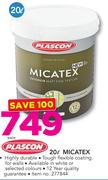 Plascon Micatex-20Ltr