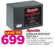 Xpanda Burglar Resistant Safe no 1