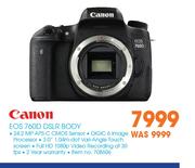 Canon EOS 760D DSLR Body