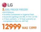 LG 530Ltr Fridge Freezer GN D702HLAL