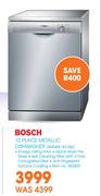 Bosch 12 Place Metallic Dishwasher SMS40E18Z 08Z