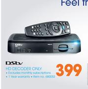DSTV HD Decoder Only