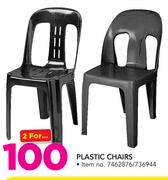 Plastic Chairs-For 2