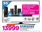 0Samsung 55" UHD Smart LED TV 55KU7000KXXA