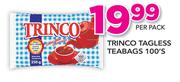 Trinco Tagless Teabags-100's