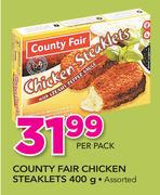 Country Fair Chicken Steaklets-400g
