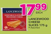 Lancewood Cheese Slices-175g