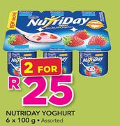 Nutriday Yoghurt-2x6x100g