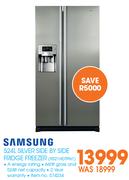 Samsung 524Ltr Silver Side By Side Fridge Freezer RS21HDTPN1