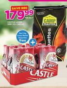 Castle Lager NRB-24 x 340ml Per Pack