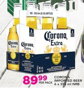 Corona Imported Beer NRB-6 x 355ml Per Pack
