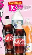 Coca Cola Lite, Coca Cola Zero Fanta Zero, Sprite Zero Or tab-2Ltr Each