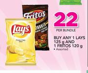 1 x Lays-125g & 1 x Fritos-120g Per Bundle