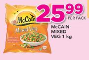 McCain Mixed Veg-1kg Per Pack