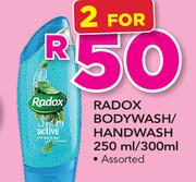 Radox Bodywash/Handwash Assorted-2 x 250ml/300ml