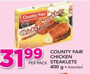 Country Fair Chicken Steaklets-400g Per pack