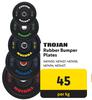 Trojan Rubber Bumper Plates-Per Kg