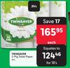 Twinsaver 2-Ply Toilet Paper-24's Each