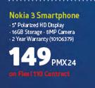 Nokia 3 Smartphone-On Flexi 110