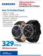 Samsung Gear S3 Frontier/Classic-On 3GB Data Includes R216 WiFi Modem