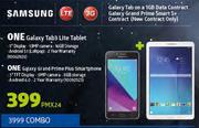 Samsung Galaxy Tab3 Lite Tablet + Galaxy Grand Prime Plus Smartphone Combo
