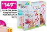 Little One Baby Nappies Value Pack Assorted Sizes-Each
