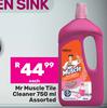 Mr Muscle Tile Cleaner Assorted-750ml Each