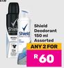 Shield Deodorant Assorted-For Any 2 x 150ml