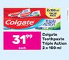 Colgate Toothpaste Triple Action-2 x 100ml Each