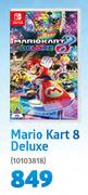 Mario Kart 8 Deluxe For Ninetendo Switch