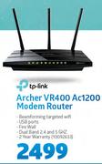 TP-Link Archer VR400 AC1200 Modem Router