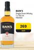 Bain's Single Grain Whisky-750ml Each