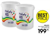 Melody PVA Paint Cream or White-20Ltr Each