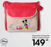Assorted Character Baby Nappy Bags
