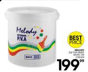 Melody PVA Paint White Or Cream-20Ltr