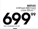 Beetles 4 Wheel ABS Hard Case 50cm