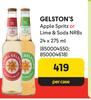 Gelston's Apple Spritz Or Lime & Soda NRBs-24 x 275ml Per Case