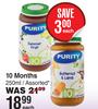 Purity 10 Months Assorted-250ml Each