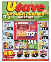 Usave Western Cape : No One Is Cheaper This Easter (18 March - 07 April 2024)