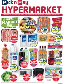 Pick n Pay Hypermarket Western Cape : Hyper Mega 3 Days (03 May - 05 May 2024)