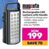 Magneto Rechargeable LED lantern With Handle