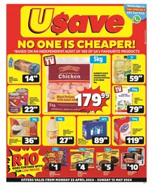 Usave Western Cape : No One Is Cheaper (22 April - 12 May 2024)